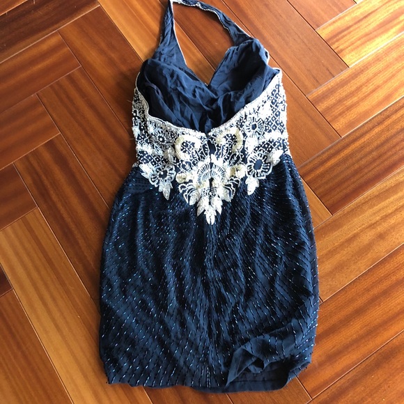 Va Va VOOM vintage 80s beaded dress - Picture 6 of 7